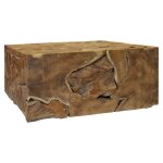 Table basse carre en bois de teck tekku - tekku - l. 100 cm - originalit et durabilit