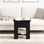 Table basse - ch�ne noir - 40x40x42 cm - bois ding�nierie - finition mate