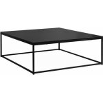 Table basse. industrielle. structure mtal noir. l 100 x l 100 x h 36cm