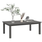 Table basse de jardin - outsunny - rectangulaire - plateau à lattes - intérieur / extérieur - aluminium ... Table basse de jardin - outsunny - rectangulaire - plateau à lattes - intérieur / extérieur - aluminium ...