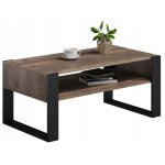 Table basse kaja chêne colonial noir - table de salon style contemporain - 120 x 63. 6 x 50 cm Table basse kaja chêne colonial noir - table de salon style contemporain - 120 x 63. 6 x 50 cm