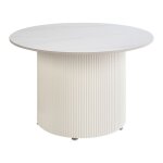 Table basse leona c�ramique beige clair