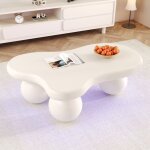 Table basse avec lumi�re led blanc table de th� conception en forme de nuage et jambe ronde table basse ...