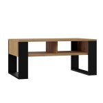 Table basse modi ii artisan chêne / noir avec étagère - table moderne pour salon - style industriel Table basse modi ii artisan chêne / noir avec étagère - table moderne pour salon - style industriel