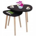 Table basse noire petite table basse ensemble salon Table basse noire petite table basse ensemble salon