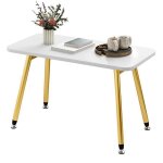 Table basse pliante balconera 80x40x45 cm - sans installation - blanc - multi - usage