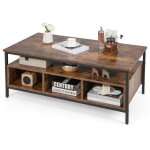 Table basse rectangulaire à 3 niveaux costway cadre métallique Étagère ouverte rangement pour salon chambre ... Table basse rectangulaire à 3 niveaux costway cadre métallique Étagère ouverte rangement pour salon chambre ...