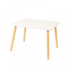 Table basse rectangulaire scandinave contemporaine de salon - errolves - blanc - 60 * 40 * 40 cm