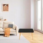 Table basse rectangulaire scandinave - table basse contemporaine de salon - errolves - noir - 60 * 40 ...