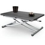 Table basse relevable mirage chene gris