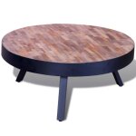 Table basse ronde - ashata - liz7900786595277 - bois de teck recyclé - 76 cm - vintage Table basse ronde - ashata - liz7900786595277 - bois de teck recyclé - 76 cm - vintage