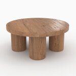 Table basse ronde en bois dorme d80 cm - paula - rendez - vous déco Table basse ronde en bois dorme d80 cm - paula - rendez - vous déco