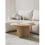 Table basse ronde - ovo - 76x76 - couleur du frêne?chêne lindberg Table basse ronde - ovo - 76x76 - couleur du frêne?chêne lindberg
