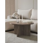 Table basse ronde - ovo - 76x76 - noyer wisconsin