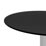 Table basse table de salon vidaxl noir 40 cm verre tremp� t284