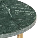 Table basse table de salon vidaxl vert 40x40x40 cm pierre v�ritable et texture marbre t525