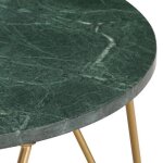 Table basse table de salon vidaxl vert 65x65x42 cm pierre vritable et texture marbre t34