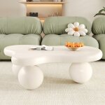 Table basse de style nuage avec �clairage led - 16 couleurs s�lectionnables - design en forme de nuage ...