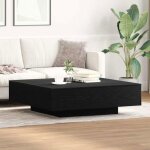 Table basse - vidaxl - 863005 - ch�ne noir - bois ding�nierie - 100 x 100 x 31 cm