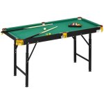 Table de billard sportnow pliable hauteur rglable avec accessoires 2 queues 16 boules 2 craies triangle ...
