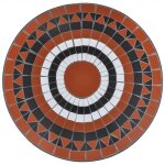 Table de bistrotable dextérieurtable de jardin terre cuite et blanc 60cm mosaïque sqzr628235 - belle ... Table de bistrotable dextérieurtable de jardin terre cuite et blanc 60cm mosaïque sqzr628235 - belle ...
