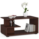 Table à café akord table basse pin wengé 90 cm couleur wengé 90x51x45 cm Table à café akord table basse pin wengé 90 cm couleur wengé 90x51x45 cm