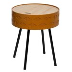 Table  caf coffre shiro atmosphera - ocre