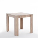 Table carr�e - elvis - m�lamin� - 4 personnes - 80x80 cm - �l�gante et robuste