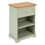 Table de chevet moha vert cladon h67cm - atmosphera createur d'interieur - vert