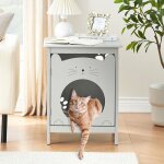 Table de chevet - salutmeuble - gris - mdf - 1 tiroir - 60 cm de hauteur