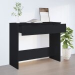 Table console table dappoint - noir 90x36x75cm bois ding�nierie sqzr795017 home - living