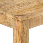 Table console en bois de manguier - wiens - 110x35x76 cm - brun - artisanal - rustique - stable et durable ...