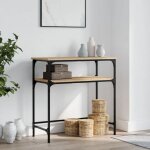 Table console chêne sonoma 75x355x75cm bois dingénierie gueridon haut commode entree couloir bureau etudiant ... Table console chêne sonoma 75x355x75cm bois dingénierie gueridon haut commode entree couloir bureau etudiant ...