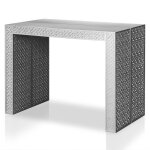 Table console extensible nassau morocco gris