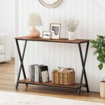 Table console - console meuble entre - vintage - 105x30x81cm - bois massif - style scandinave