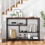 Table console - salutmeuble - 100x30x75cm - meuble dentre - console dentre