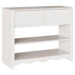 Table console - solomon - table haute salon drammen blanche 895x37x73 cm bois massif de pin juillet9913544 ... Table console - solomon - table haute salon drammen blanche 895x37x73 cm bois massif de pin juillet9913544 ...