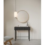 Table console avec tiroir - nolie - debout - 90 cm - couleur du bois de fr�ne portland