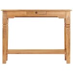 Table console - umr - 100x40x76 cm bois dacacia massif ll121845