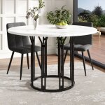 Table de cuisine 100x74 plateau marbre moderne table à manger structure métal robuste pieds réglables ... Table de cuisine 100x74 plateau marbre moderne table à manger structure métal robuste pieds réglables ...