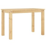 Table de cuisine - cloud - panama 117x60x75 cm - bois massif de pin ll283516 Table de cuisine - cloud - panama 117x60x75 cm - bois massif de pin ll283516