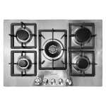 Table de cuisson  gaz - gurari - fq755vtgc - 75 cm - 40 kw wok - inox