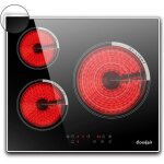 Table de cuisson vitrocramique 3 feux5700wplaque lectrique encastrable 60cmplaque vitrocramique 3 ...