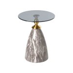 Table dappoint cady verre de sécurité marbre noir Table dappoint cady verre de sécurité marbre noir