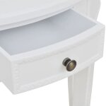 Table dappoint console vidaxl avec tiroir demi - ronde blanc t100 Table dappoint console vidaxl avec tiroir demi - ronde blanc t100