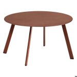 Table dappoint de jardin saona d70cm acajou - hesp�ride