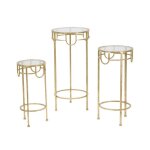 Table dappoint mauro ferretti gold (x3)