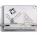 Table � dessin a3 51 x 37 cm avec syst�me dangle r�glable et accessoires de mouvement parall�le