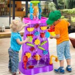 Table � eau pour enfants - kukufun - double face - adapt�e � la plage et � une utilisation en ext�rieur ...