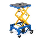 Table �l�vatrice mobile - helloshop26 - 150 kg - hauteur r�glable 34 - 925 cm - surface 41x35 cm - acier ...